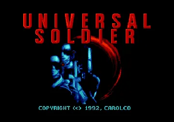 Universal Soldier (USA, Europe) (Unl) screen shot title